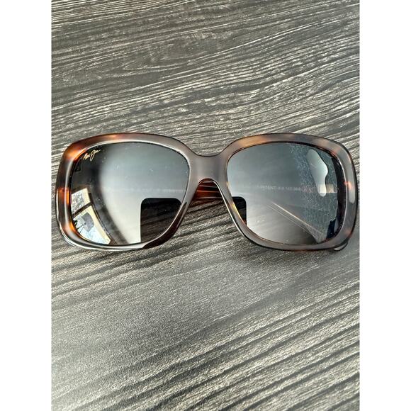 Maui Jim Lani Polarized Brown Tortoise Shell Rectangular Sunglasses(55.5•17) main image 5